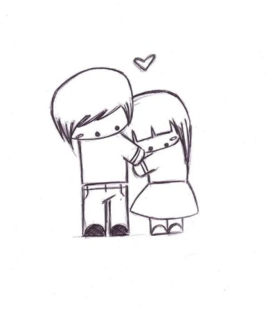 Простые рисунки для срисовки любимой