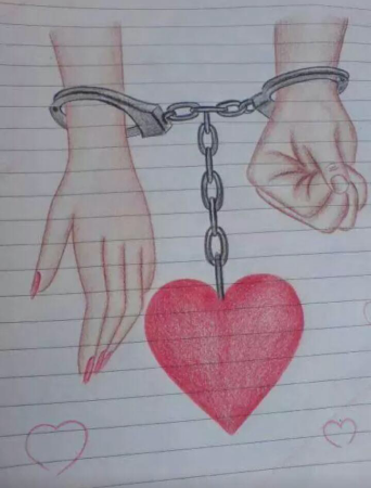 Рисунки карандашом любовь