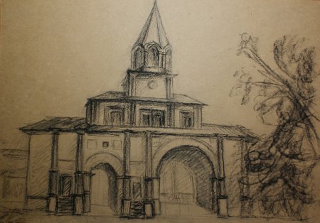 Наброски и зарисовки архитектуры