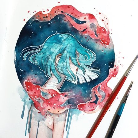 Аниме гуашью