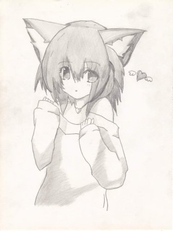 Аниме с ушками карандашом