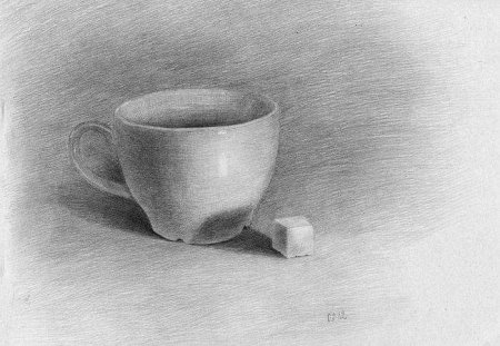 Натюрморт простым карандашом