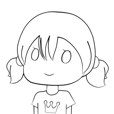 Чиби карандашом