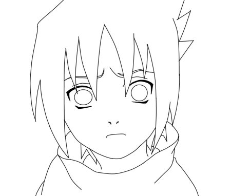 Аниме для раскрашивания простые