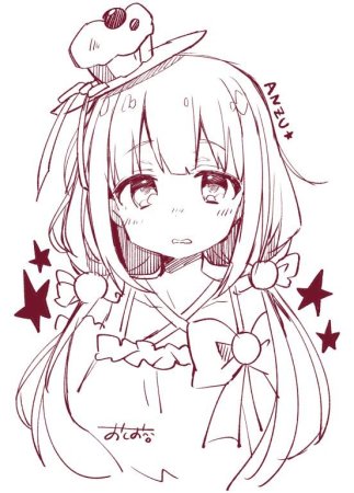 Крутые рисунки аниме девушек для срисовки