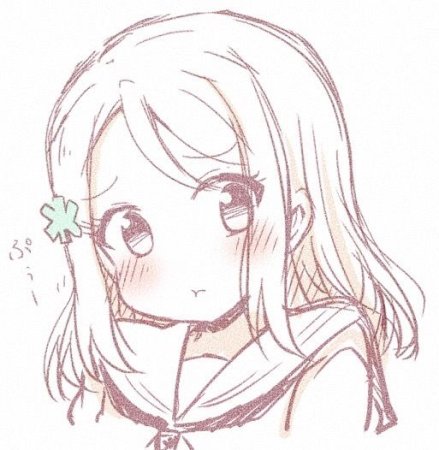 Тян для срисовки легкая