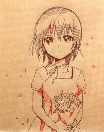 Аниме тянка легкая для срисовки