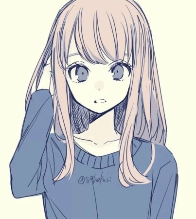 Аниме девушки простые