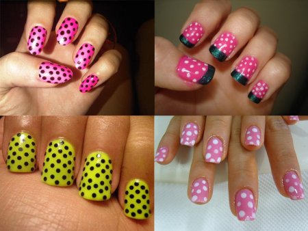 Рисование дотсом на ногтях для начинающих