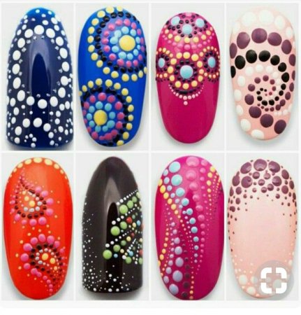 Цветочки на ногтях для начинающих