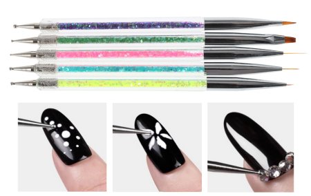 Рисунок на ногтях Микки Маус пошагово