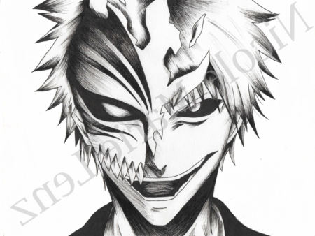 Ичиго Куросаки тату