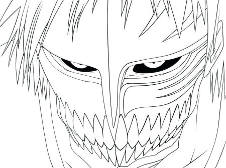 Ичиго Куросаки раскраска