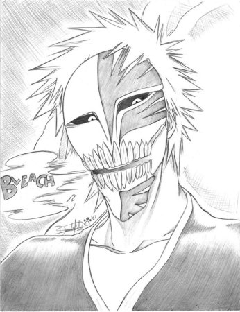 Ичиго Куросаки рисунок