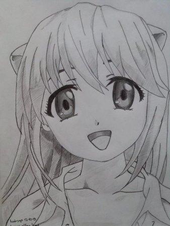 Аниме карандашом