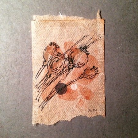 Рисование на чайных пакетиках для начинающих