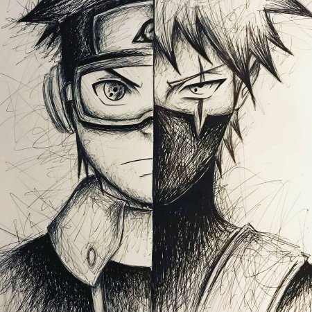 Какаши Хатаке скетч