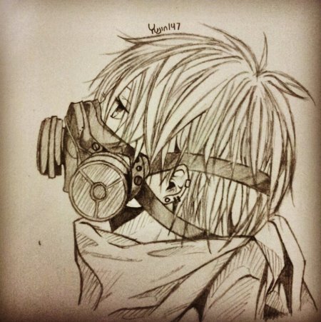 Рисунки для срисовки аниме парни