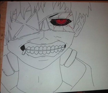 Рисунки карандашом девочка в маске