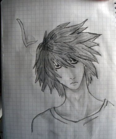 Рисунки синей ручкой