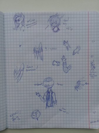 Аниме рисование ручкой