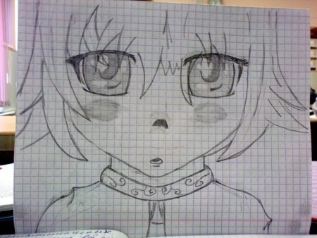 Рисунки в блокноте аниме