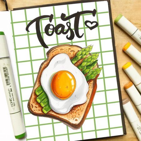 Рисунки для срисовки маркерами легкие