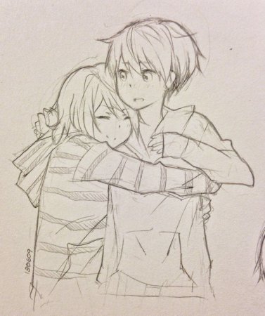 Рисунки для срисовки парочки