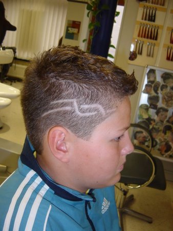 Узоры на голове для мальчиков