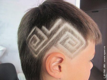 Детские стрижки с паутиной