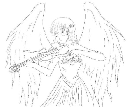 Как нарисовать аниме ангела