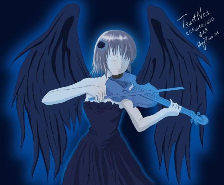 Ангел и демон рисунок карандашом