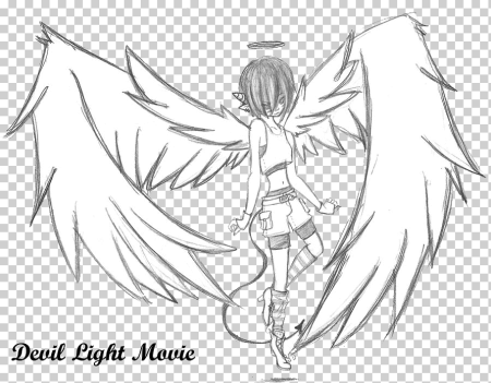 Рисунки карандашом девушки с крыльями