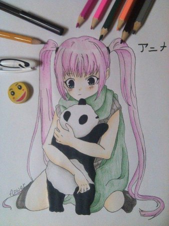 Аниме для рисования цветные