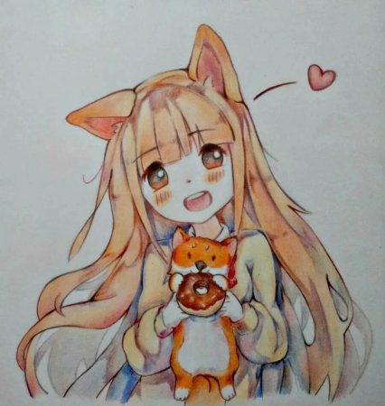 Аниме картинки для срисовки