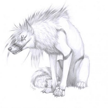 Рисунки Волков в полный рост