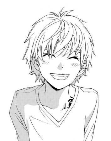 Аниме мальчики для срисовки