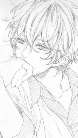 Аниме кун набросок