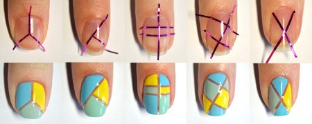 Рисунки на ногтях для начинающих