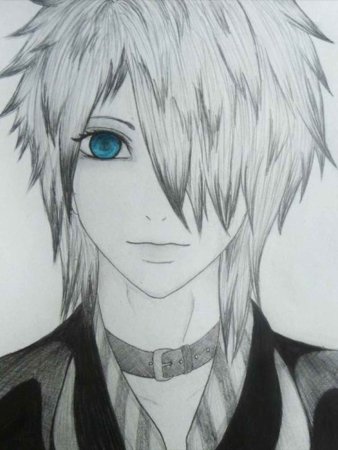 Рисунки аниме карандашом для срисовки мальчики