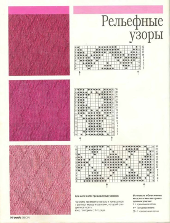 Простые ажуры крючком схемы