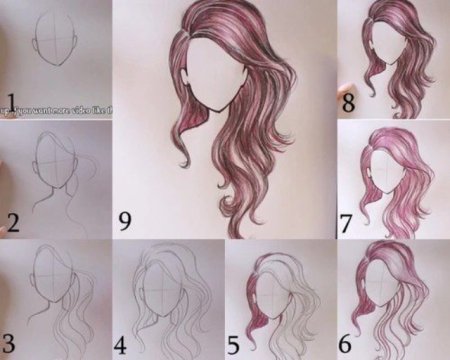 Рисунки для срисовки лёгкие аниме