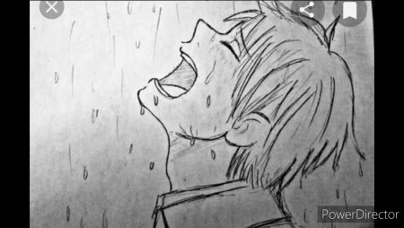 Рисунки для срисовки грустные легкие до слез