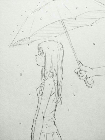 Грусть карандашом для срисовки