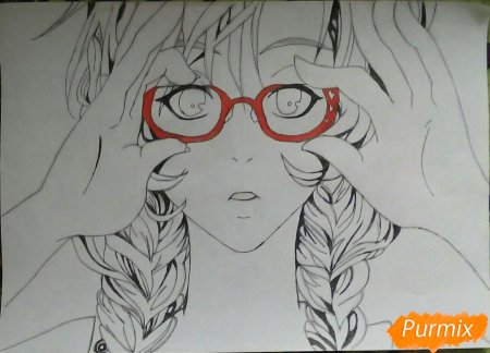 Аниме рисунки карандашом