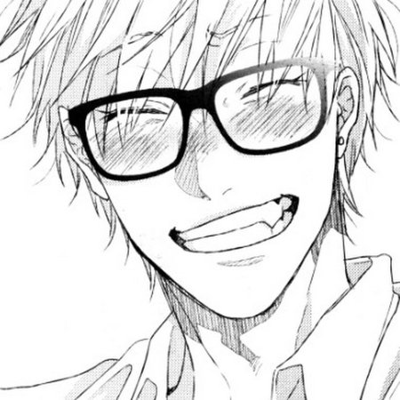 Аниме тян в очках