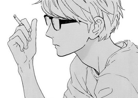 Удивленный аниме парень