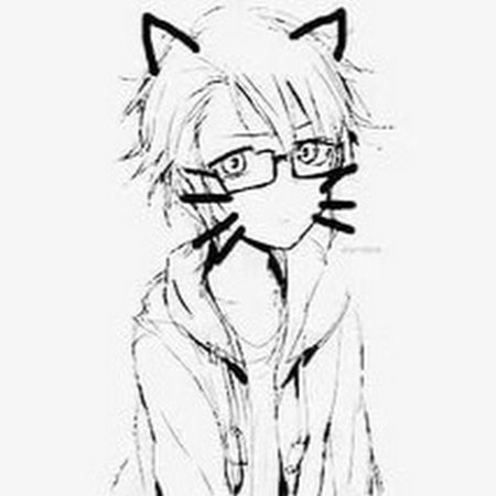 Рисунки для срисовки девушка с каре в очках