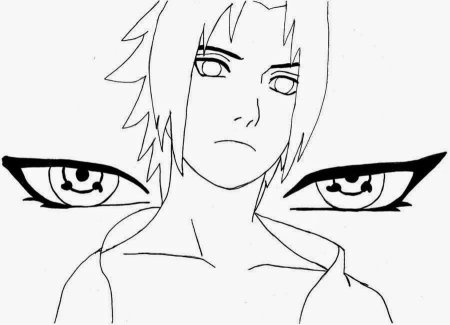 Срисовки аниме Наруто легко