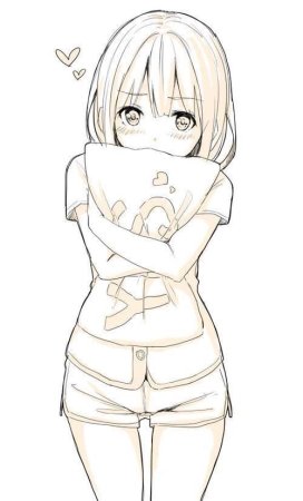 Рисование тянка в полный рост